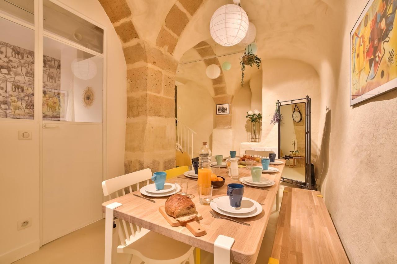 New Stunning 4 Bdrs Apt, With Ac - Le Marais 파리 외부 사진