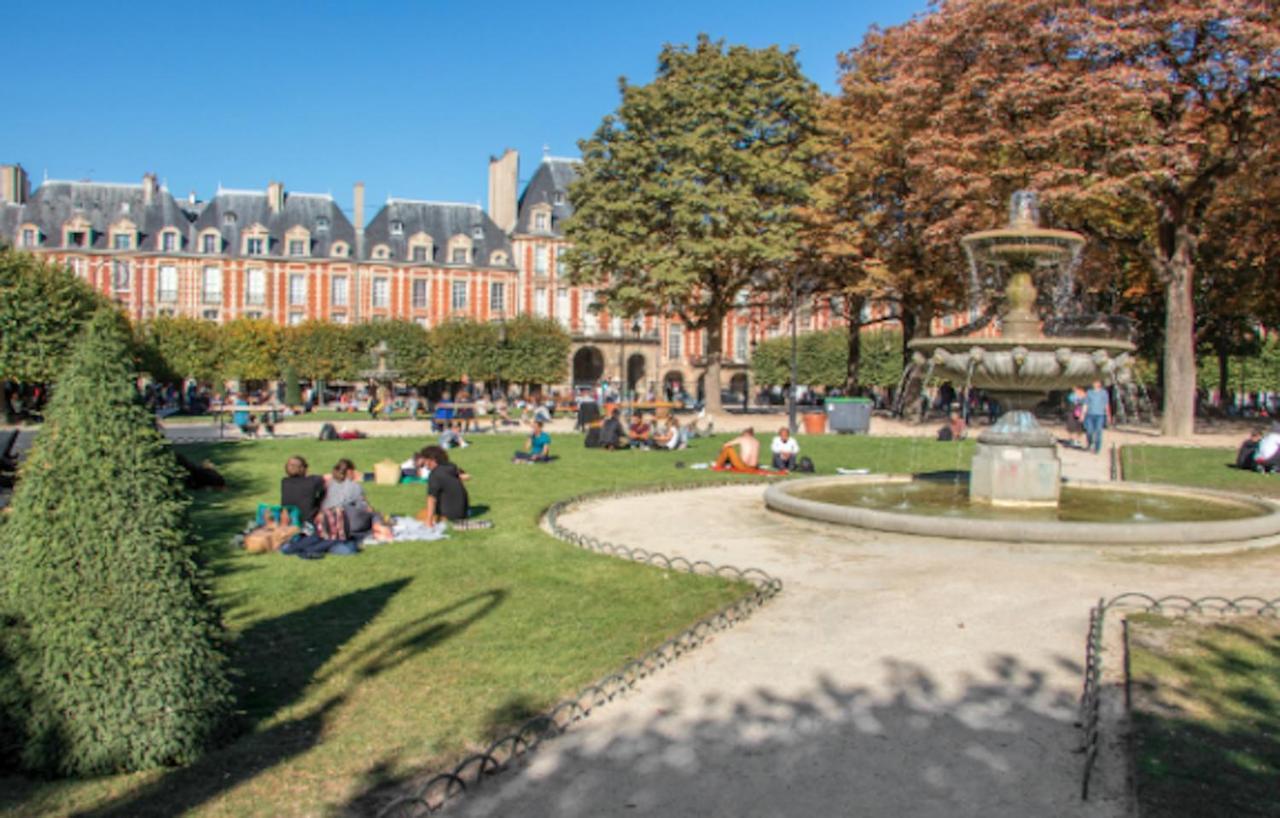 New Stunning 4 Bdrs Apt, With Ac - Le Marais 파리 외부 사진