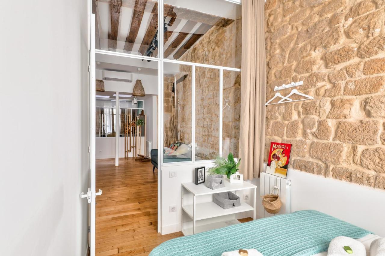 New Stunning 4 Bdrs Apt, With Ac - Le Marais 파리 외부 사진